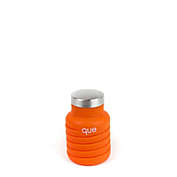 Que Factory Orange Spiral Collapsible Water Bottle - 12 oz.