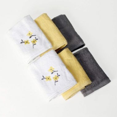 Saturday Knight Ltd Spring Garden High Quality Easily Fit And Ultra Durable Everyday Use Wash Cloth Set - 12X12", Assorted. View a larger version of this product image.