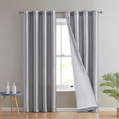 54 X84 Curtains Bed Bath Beyond, Light Grey Blackout Curtains Bedroom
