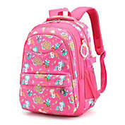 Fox, Peacock, and Unicorn Design Durable Comfort Fit Backpack -  Hot Pink