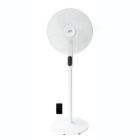 Alternate image 0 for Sunpentown Heavy Duty Quiet 16" DC-Motor Energy Saving Stand Fan with Remote Control and Timer - Piano White