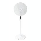 Alternate image 1 for Sunpentown Heavy Duty Quiet 16" DC-Motor Energy Saving Stand Fan with Remote Control and Timer - Piano White