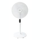 Alternate image 3 for Sunpentown Heavy Duty Quiet 16" DC-Motor Energy Saving Stand Fan with Remote Control and Timer - Piano White