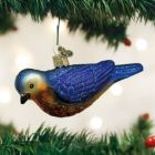 Alternate image 3 for Old World Christmas Western Bluebird Handcrafted Hanging Tree Ornament