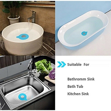 Tika 2-Pieces Silicone Tub Sink Rubber Water Stopper Kitchen Bath. View a larger version of this product image.