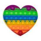 Alternate image 0 for Pop Toy Silicone Bubble Popping Game, Rainbow Heart   Push Pop Fidget Sensory Toy For Special Needs, ADD, ADHD   Anxiety And Stress Relief Game, Novelty Gift for Kids