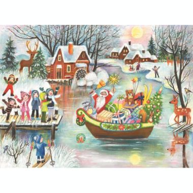 Sailing Santa in Boat German Advent Calendar Made in Germany Christmas  Countdown | Bed Bath & Beyond