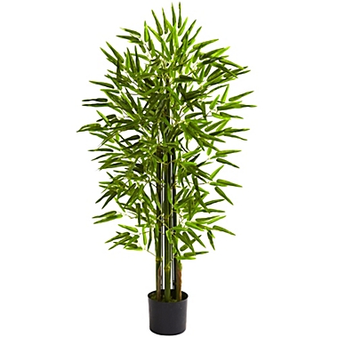 Nearly Natural 5384 Bamboo UV Resistant Tree, 4-Feet, Green. View a larger version of this product image.