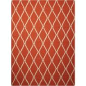 Nourison Portico Orange Indoor/Outdoor Area Rug POR02 8' x 10'6"