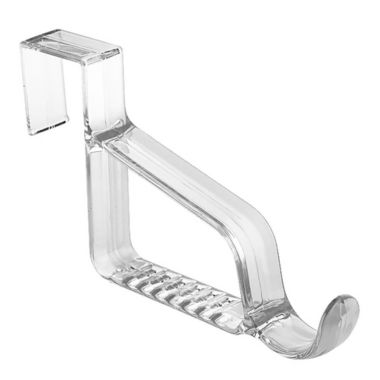 mDesign Over Door Hanging Storage Organizer Rack, Valet Hook. View a larger version of this product image.