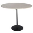 Alternate image 0 for BIDK Home 35.5" White and Black Contemporary Round Dining Table