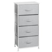 mDesign Vertical Dresser Storage Tower with 4 Drawers