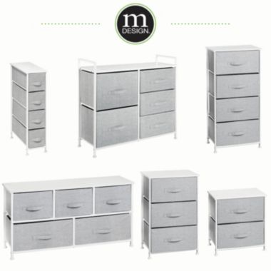 mDesign Vertical Dresser Storage Tower with 4 Drawers. View a larger version of this product image.