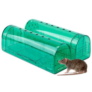 Eggracks By Global Phoenix 2Pcs Reusable Humane Mouse Trap Live Catch. View a larger version of this product image.