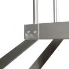 Alternate image 2 for Elegant Designs Contemporary 2 Light LED Overhead Wine Rack - Brushed Nickel