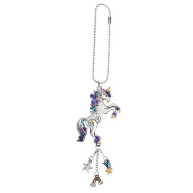 Colorful Unicorn Zinc Car Charm New. View a larger version of this product image.
