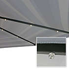 Alternate image 3 for Sunnydaze Outdoor Aluminum Patio Umbrella with Solar Lights, Tilt, and Crank - 9&#39; - Catalina Beach Stripe