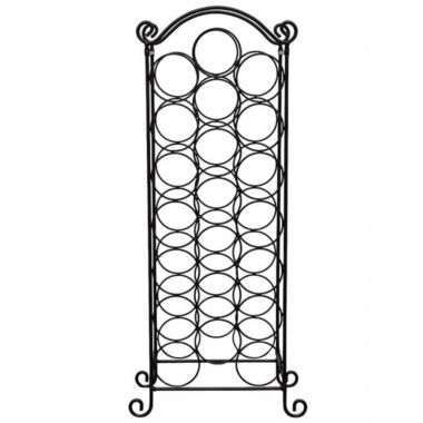 vidaXL Wine Rack for 21 Bottles Metal. View a larger version of this product image.