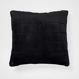 Dormify Quilted Faux Fur Throw Pillow 20