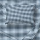 Alternate image 0 for Saturday Park Dark Blue Gingham Sheet Set