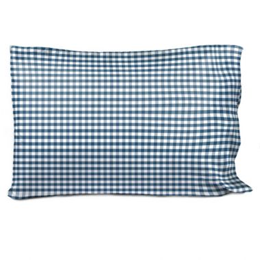 Saturday Park Dark Blue Gingham Sheet Set. View a larger version of this product image.