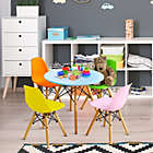 Alternate image 1 for Costway 5 Piece Kids Colorful Set with 4 Armless Chairs