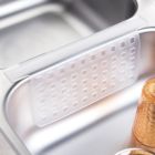 Alternate image 1 for mDesign Kitchen In-Sink Protector Set of 3 - 1 Sink Saddle, 2 Large Sink Mats