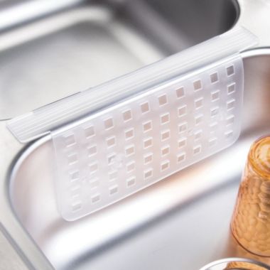 mDesign Kitchen In-Sink Protector Set of 3 - 1 Sink Saddle, 2 Large Sink Mats. View a larger version of this product image.