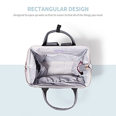 Diaper Bag Backpack Travel Large Capacity Multifunction USB Charge Port by Sunveno. View a larger version of this product image.