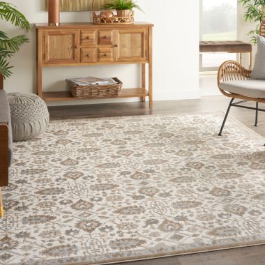 Kathy Ireland Grand Villa KI81 Indoor only Area Rug - Beige 8' x 10'. View a larger version of this product image.
