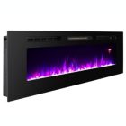 Alternate image 3 for Proman Products Modern Electric Fireplace with Built-In 3 Color Fire Selection, Remote control - 50 x 5 x 20