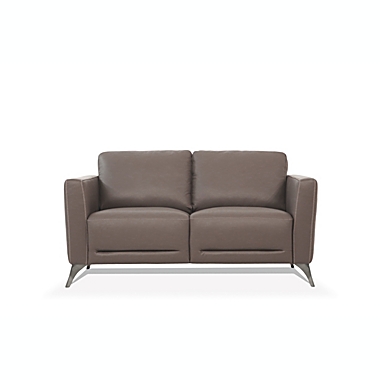 Yeah Depot Malaga Loveseat, Taupe Leather YJ. View a larger version of this product image.