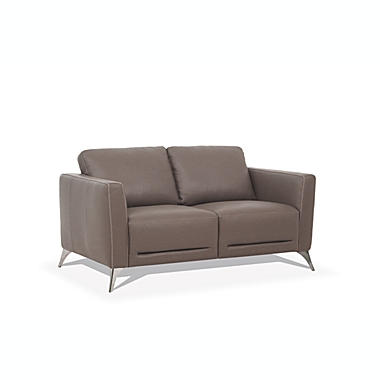 Yeah Depot Malaga Loveseat, Taupe Leather YJ. View a larger version of this product image.