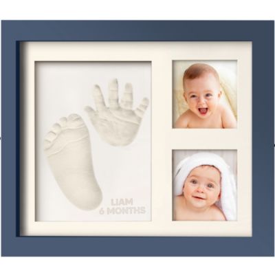 KeaBabies Baby Hand and Footprint Kit, Baby Footprint Kit, Baby Keepsake Picture Frames (Midnight Blue)