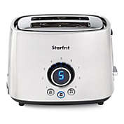 Starfrit - Extra Large 2 Slice Toaster, 9 Power Levels, 800 Watts, Stainless Steel