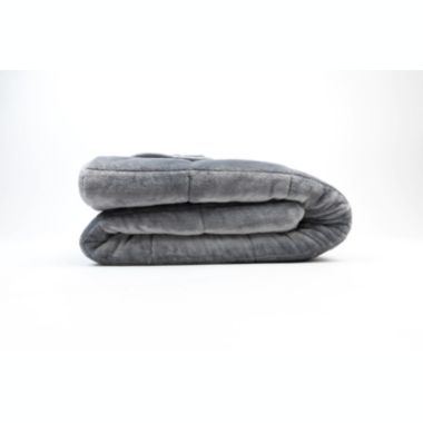 Thera adult weighted blanket in soothing gray color - Machine wash soft to touch premium quality - Non toxic leak free cooling glass beads - For stress, sleep, and anxiety relief - For calmer days and nights.. View a larger version of this product image.