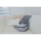 Alternate image 3 for Thera adult weighted blanket in soothing gray color - Machine wash soft to touch premium quality - Non toxic leak free cooling glass beads - For stress, sleep, and anxiety relief - For calmer days and nights.