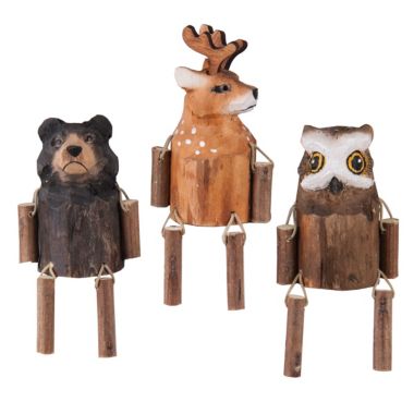 Gallerie II Woodland Animal Figure Set of 3. View a larger version of this product image.