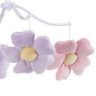 Alternate image 2 for Bedtime Originals Lavender Floral Musical Baby Crib Mobile Soother Toy
