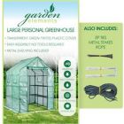 Alternate image 1 for Garden Elements Personal Plastic Indoor/Outdoor Standing Greenhouse For Seed Starting and Propagation, Frost Protection (Green, Large, 77in x 56in x 56in)