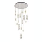 Alternate image 2 for Elegant Lighting Polaris LED light Chrome Pendant Clear Crystal