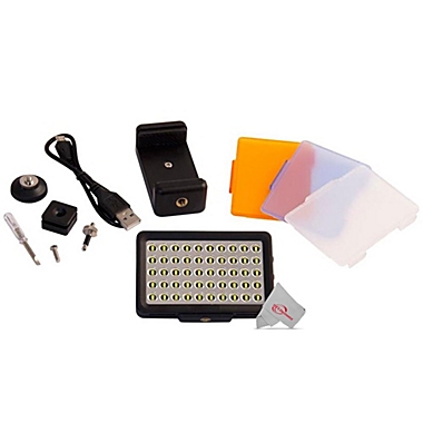 Vivitar Super Powerful Smartphone 50 LED Video Light for Podcasting Vlogging and Videoconferencing. View a larger version of this product image.
