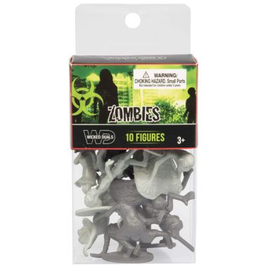 SCS Direct 10 Pcs Zombie Action Figures - Unique Figurines Mix of Zombies, Pets, Graves, and Humans for Halloween Parties. View a larger version of this product image.
