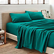 Bare Home Sheet Set - Premium 1800 Ultra-Soft Microfiber Sheets - Double Brushed - Hypoallergenic - Wrinkle Resistant (Emerald, Queen)