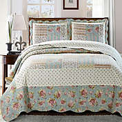 Egyptian Linens Annabel Sweet Home Reversible Quilted Coverlet Set