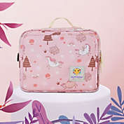 Sunveno Small Compact Diaper Bag Organizer Diaper Changing Bag Pink Unicorn