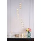 Alternate image 1 for Elegant Lighting Polaris LED light Chrome Pendant Clear Crystal