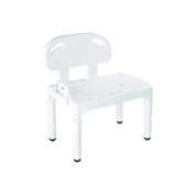 Carex Universal Tub Transfer Bench, Shower Bench and Bath Seat, Shower Chair Converts to Right or Left Hand Entry