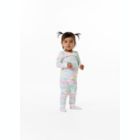 Alternate image 1 for Sleep On It Infant/Toddler Girls Tie-Dye Pastels Snug Fit 2-Piece Pajama Sleep Set With Matching Socks