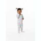 Alternate image 2 for Sleep On It Infant/Toddler Girls Tie-Dye Pastels Snug Fit 2-Piece Pajama Sleep Set With Matching Socks